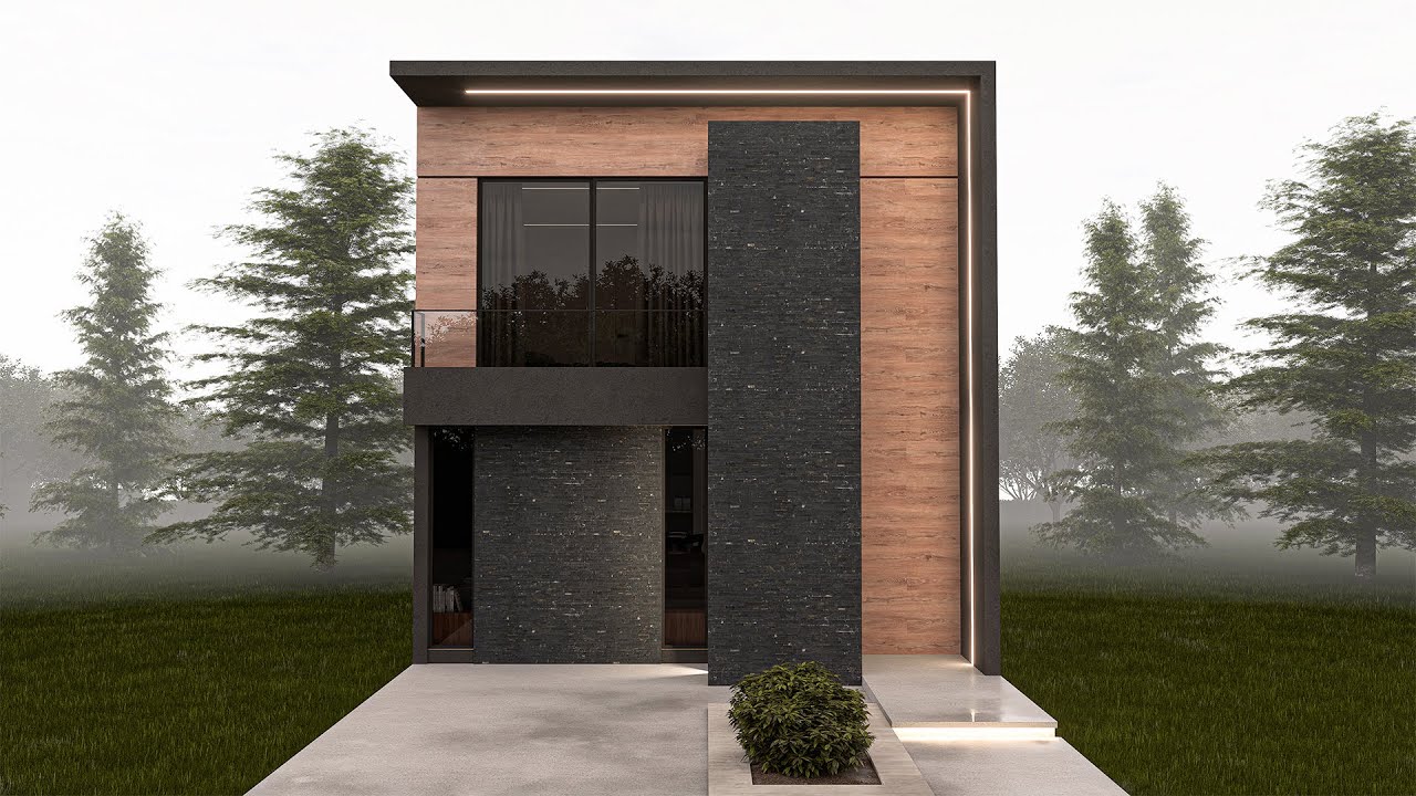 House Design 6x20 Meters | Casa de 6x20 metros