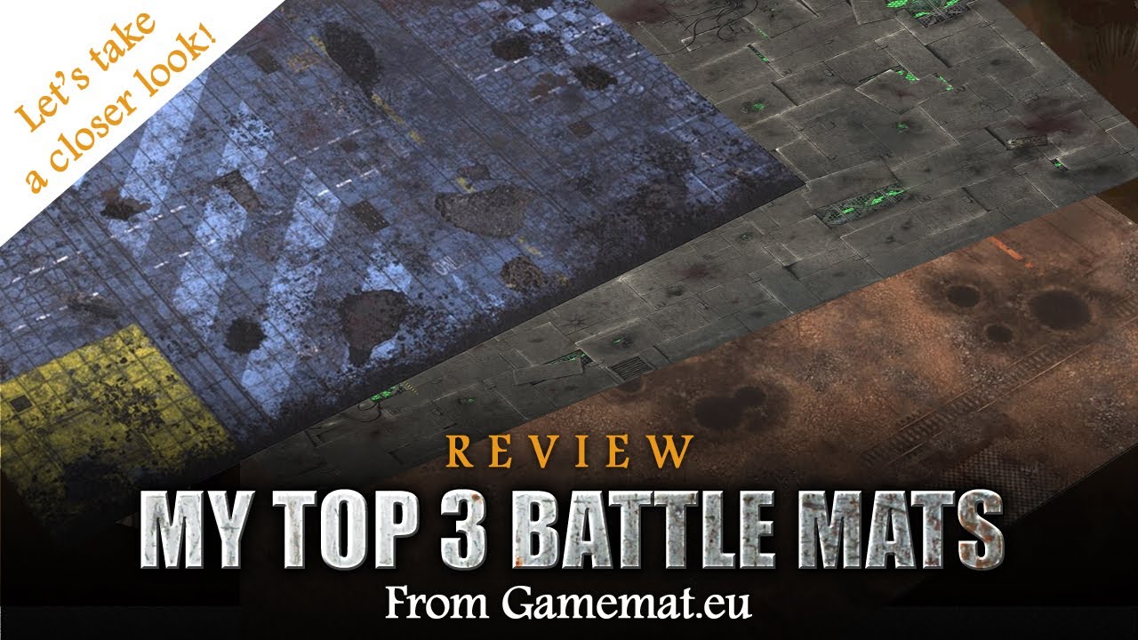 Мой ТОП-3 боевых коврика с Gamemat.eu (обычные и конкурсные дизайны) Обзор SS82