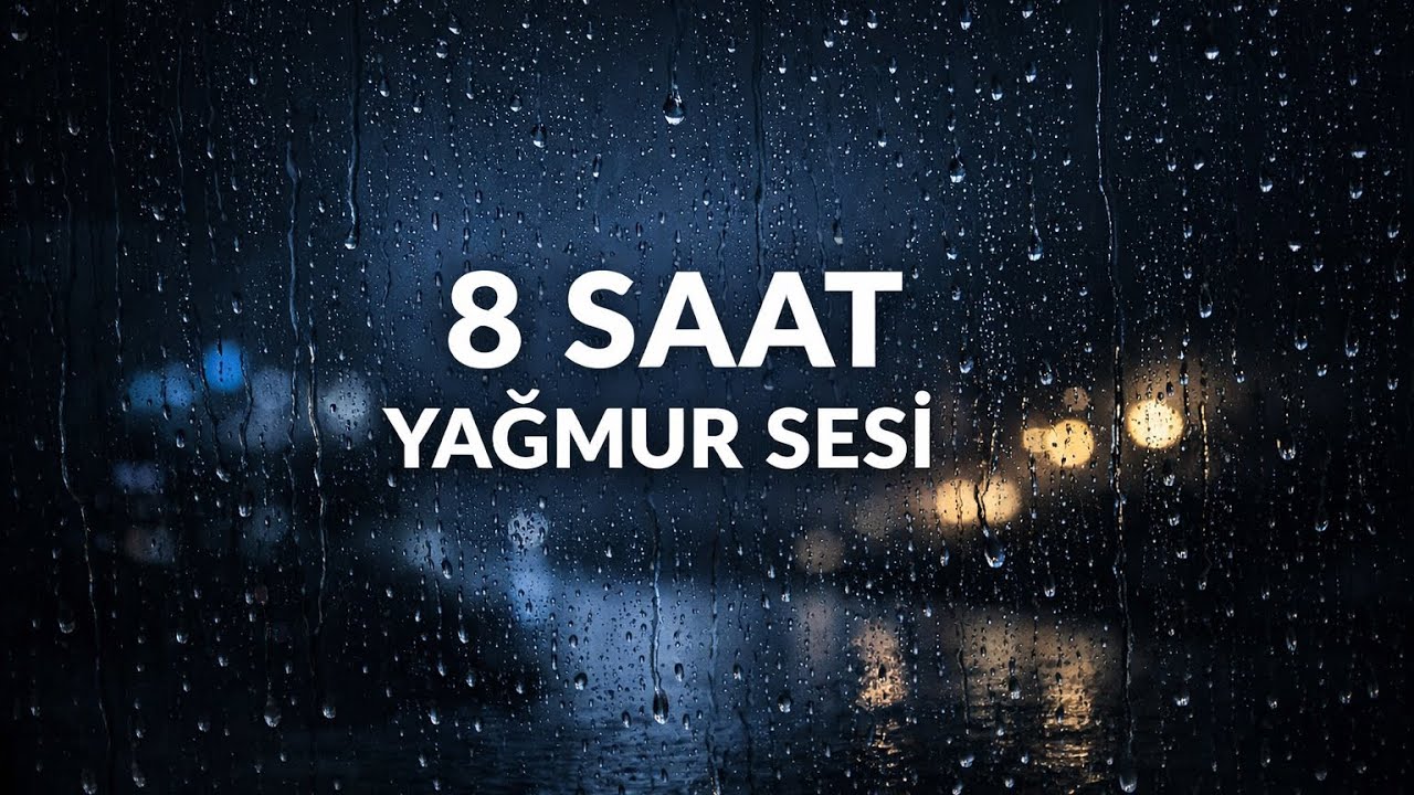 Derin Uyku İçin Yağmur Sesi 🌧️ | Siyah Ekran | 8 Saat Kesintisiz Rahatlatıcı Ses