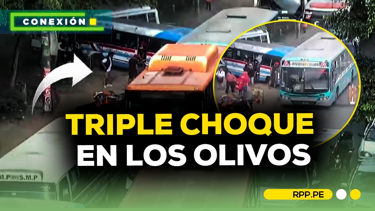 🚨 Triple choque en Los Olivos: 15 heridos tras violento accidente entre buses #ConexionRPP