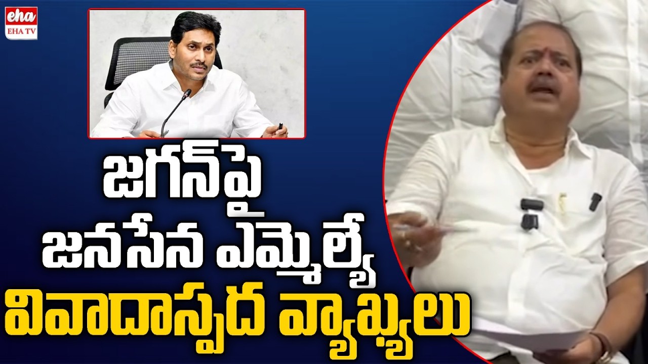 Janasena MLA Pantham Nanaji Controversial Comments On YS Jagan | Pawan Kalyan | EHA TV
