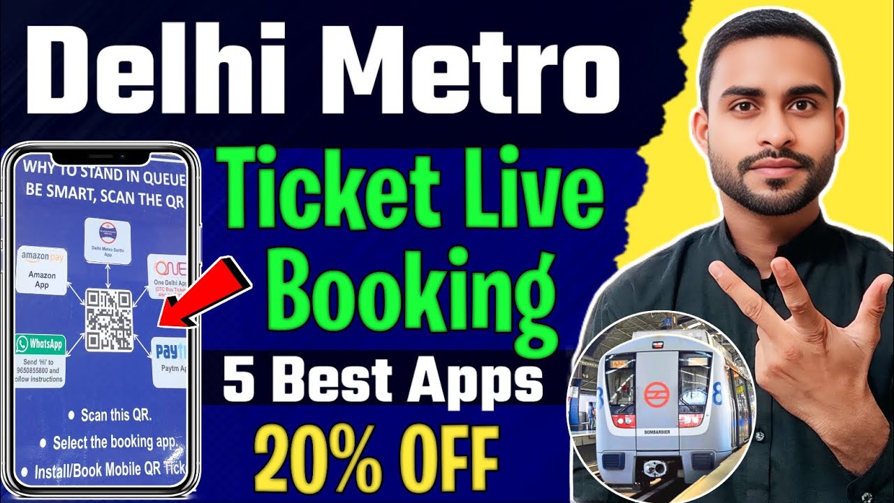 Delhi Metro Ticket Online Kaise Book Kare | QR Ticket | Live App Demo (DMRC)
