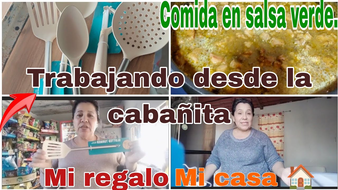 Cocinando desde la cabañita 🏡 trabajo desde mi hogar 🏡