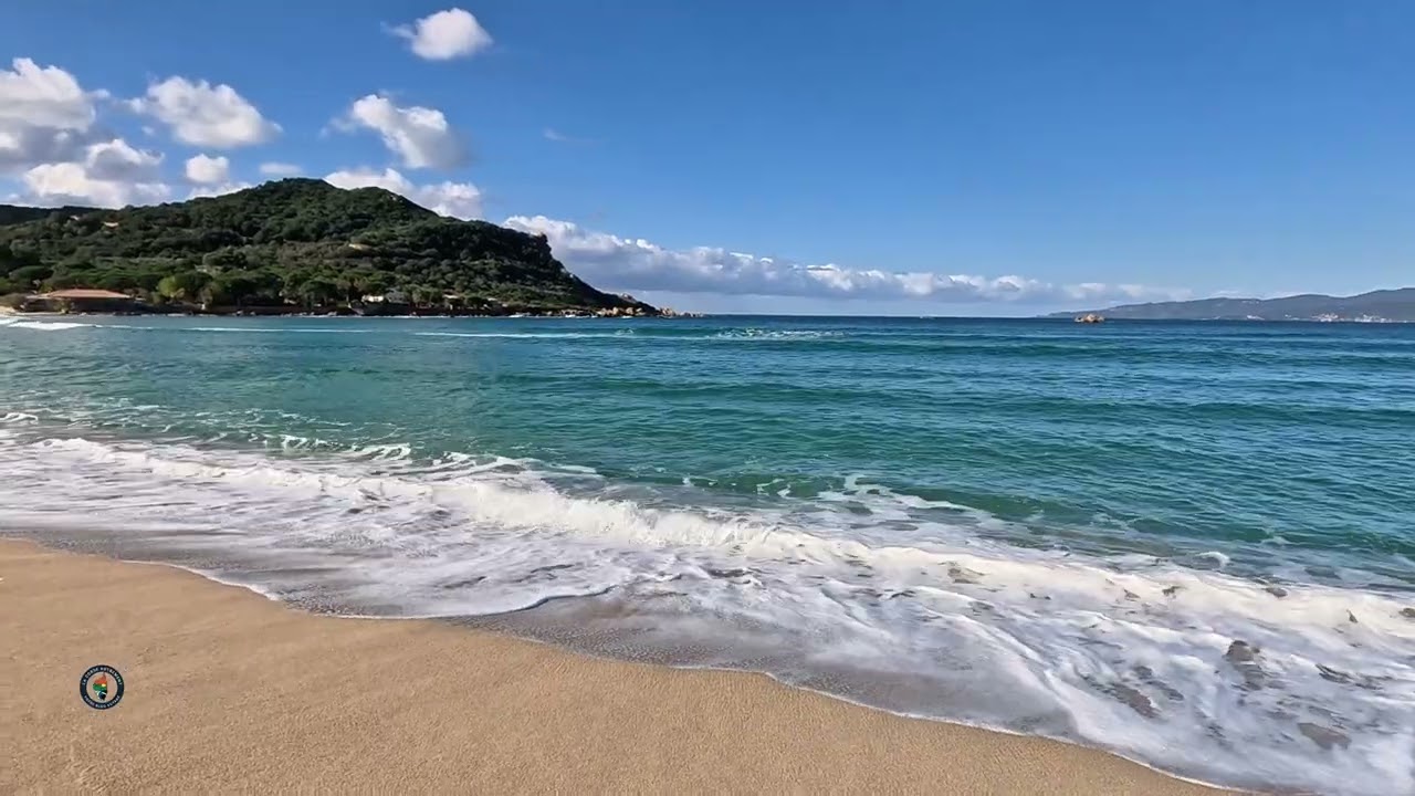 La plage de Portigliolo à Propriano.