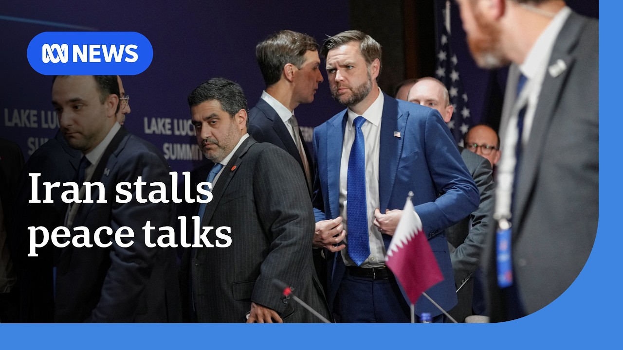 Trump threatens to 'hit Iran very hard' derailing peace talks in Switzerland | ABC NEWS