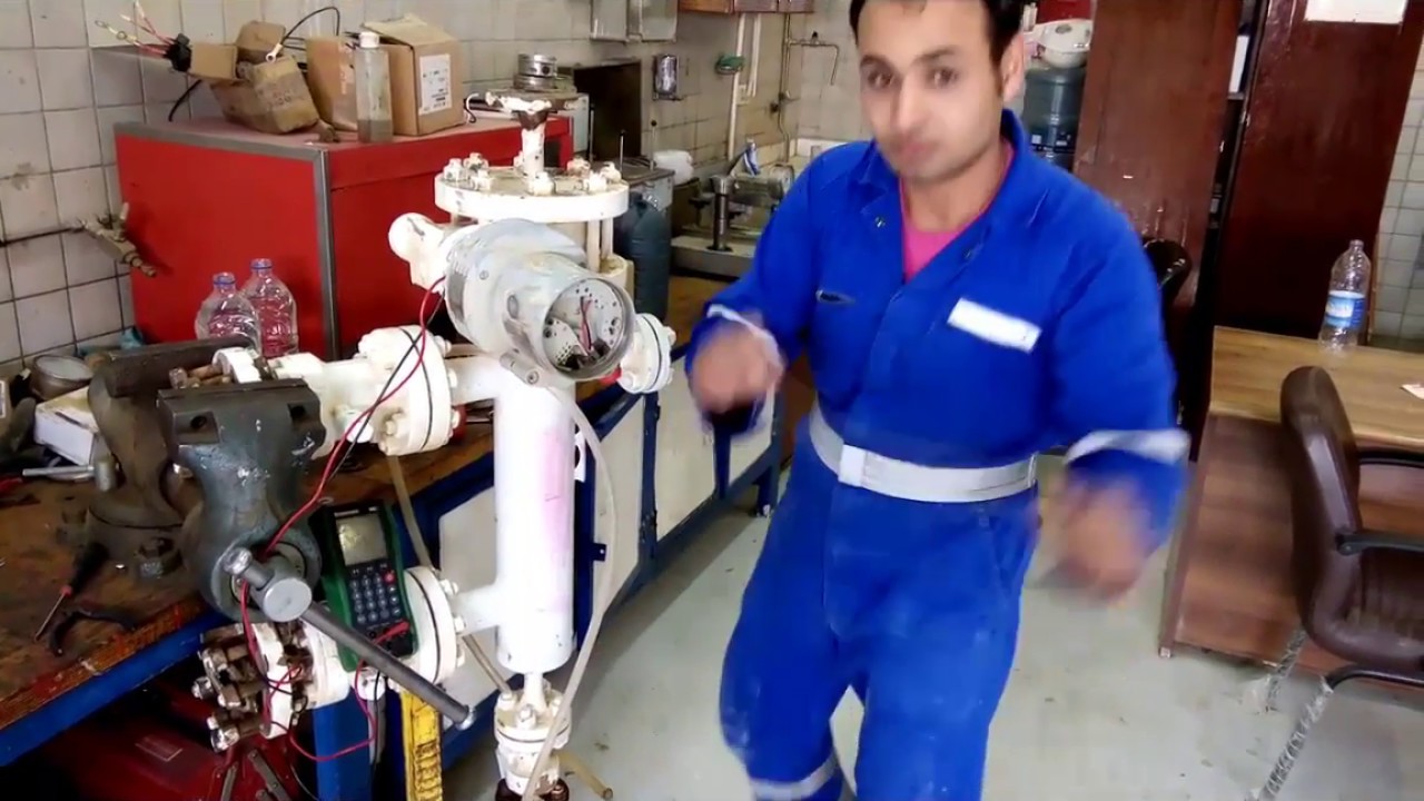 40 - معايرة مرسل قياس المنسوب بالإزاحة Displacer Level Transmitter calibration