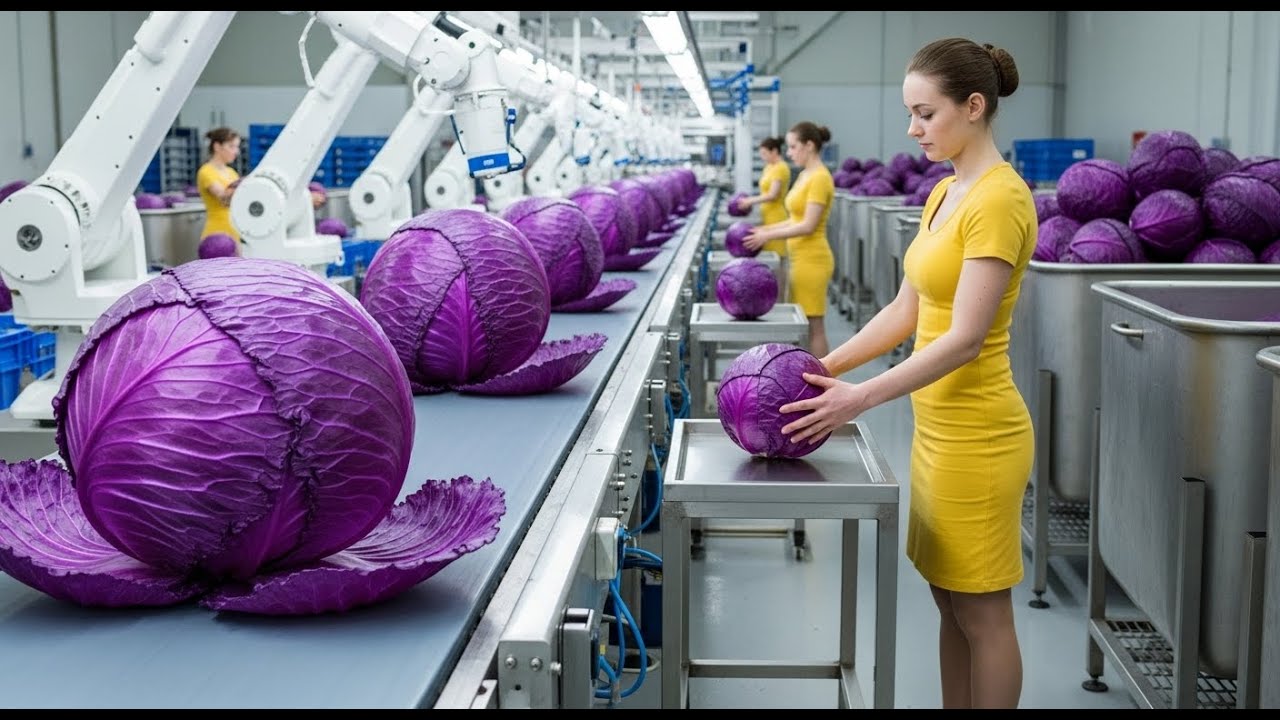 *Inside a Modern Factory: How Purple Cabbage Powder Is Produced, Processed, and Perfected at Scale**