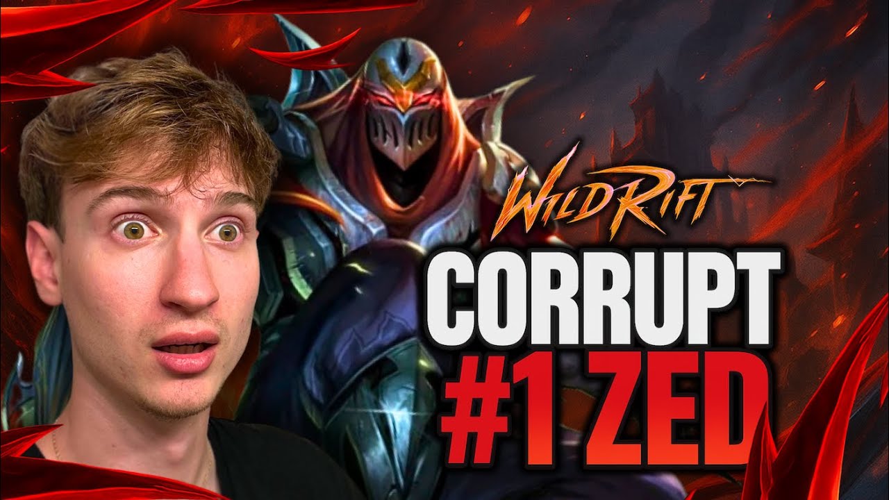 Wild Rift: Rank 1 ZED (Corrupt) SOLO CARRY BAD TEAMS - Zed Build, Gameplay Guide & Pro Tips