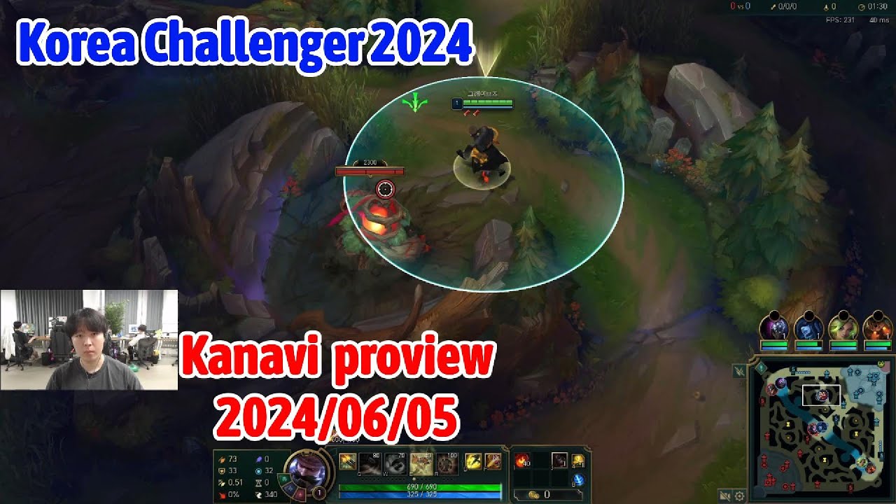 Kanavi proview 2024/06/05 graves kindred Korea challenger | JDG Kanavi 第一视角