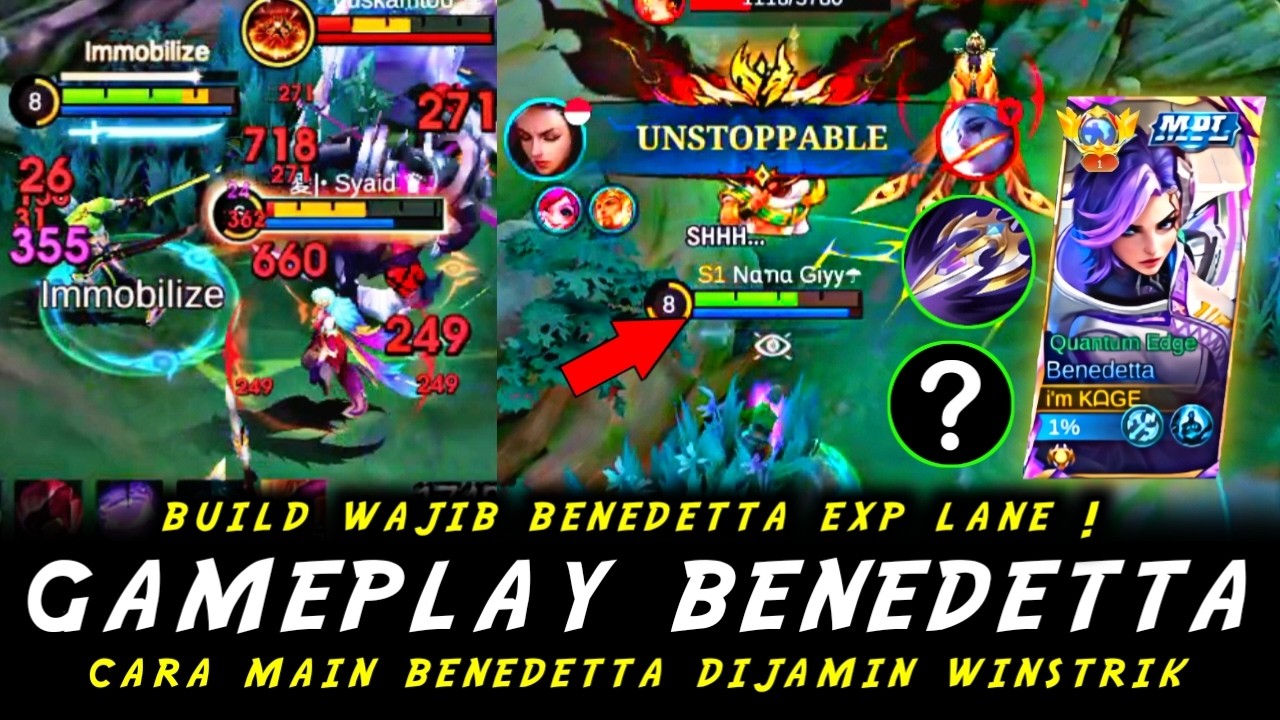 GAMEPLAY BENEDETTA JUNGLER❗BUILD BENEDETTA TERBARU 2026❗ BENEDETTA -Mobile Legends: Bang Bang