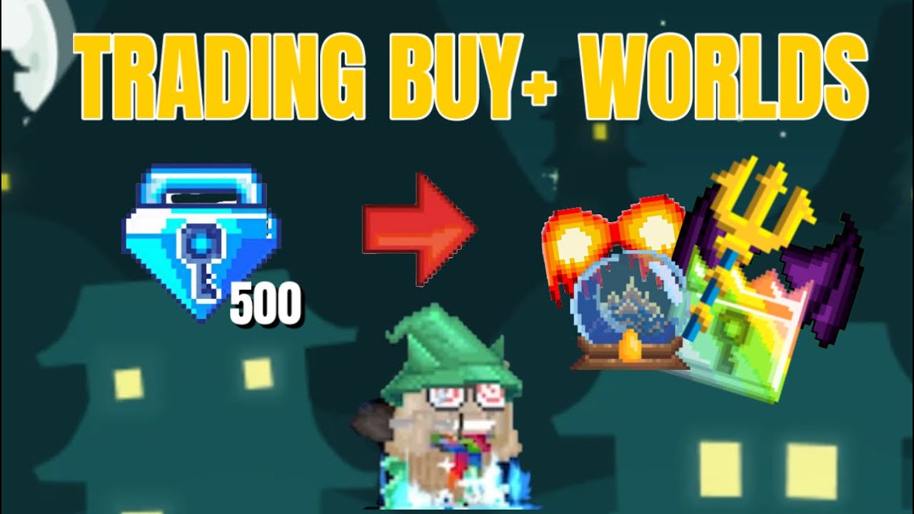 500BGL to 2000BGL IN 1 MONTH 💰😱 | BUY/SELL PROFITABLE WORLDS | Growtopia
