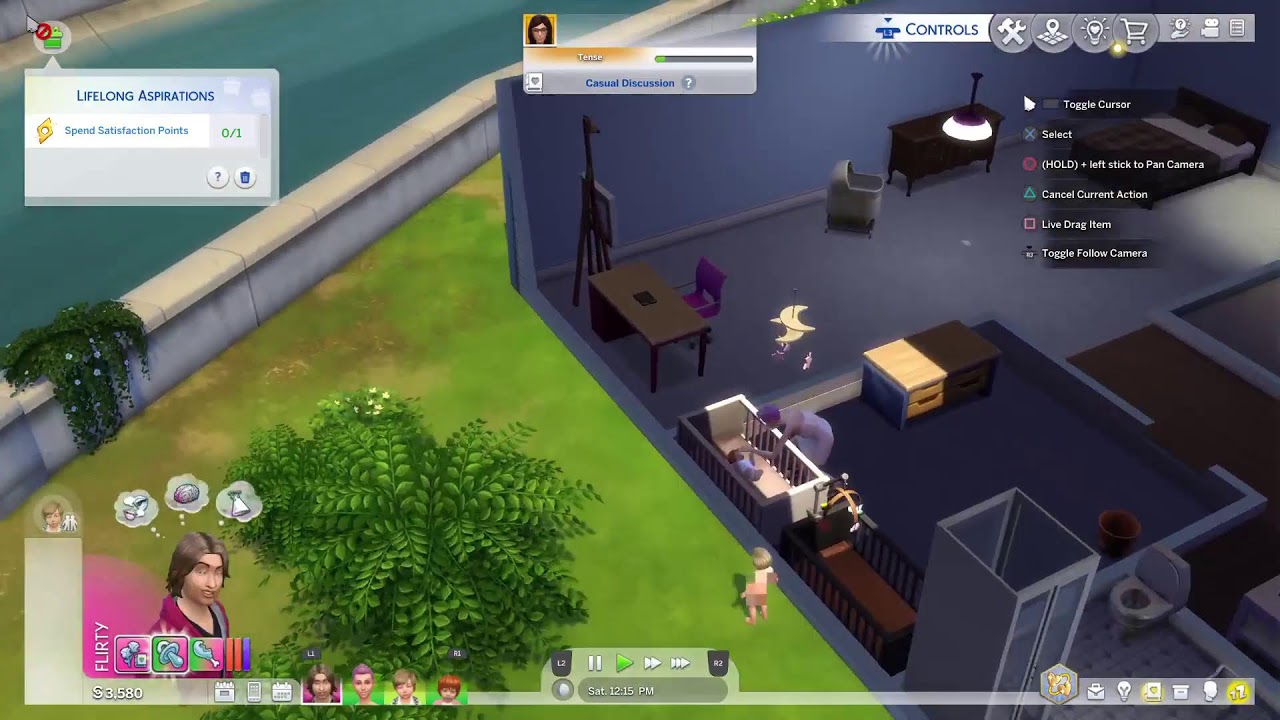Sims 4 live (Warning not for children adult language and game)