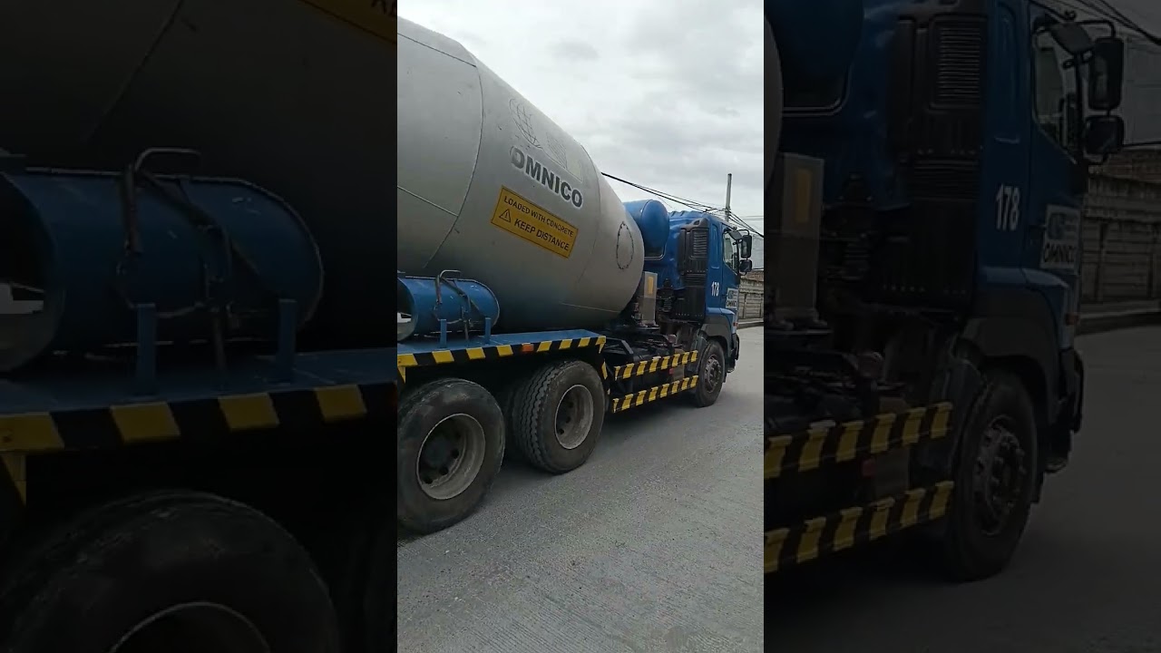 Omnico Mixer Truck #short #youtubeshortvideo #satisfying #viral #landtransportation