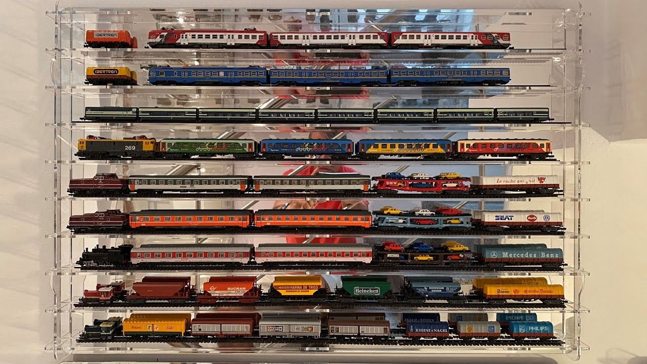 Mi colección IBERTREN escala N en vitrinas