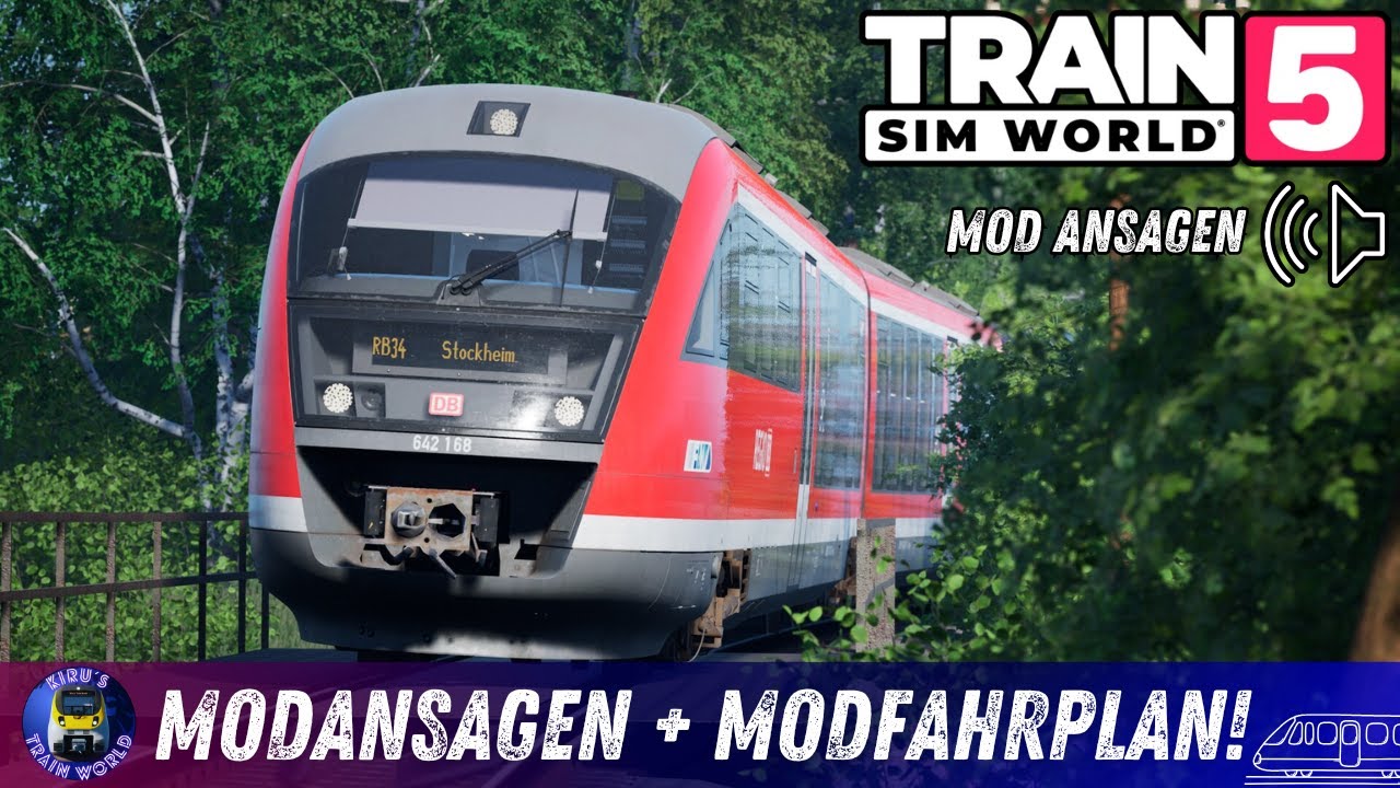 Train Sim World 5 | MIT MOD ANSAGEN DURCHS NIDDERTAL! | 🔊ANSAGEN🔊 | Niddertalbahn Modern Timetable