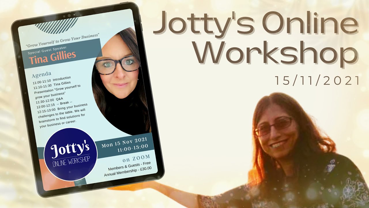 Jotty's Online Workshop | Empowering Online Business Workshop for aspiring entrepreneurs