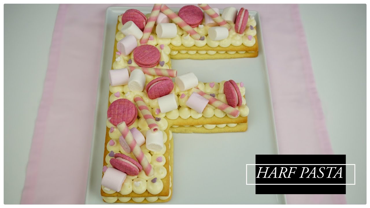Pastaneye sipariş vermek yerine evde kendiniz yapın Harf Pasta❗️/ Cream tart / Figen Ararat