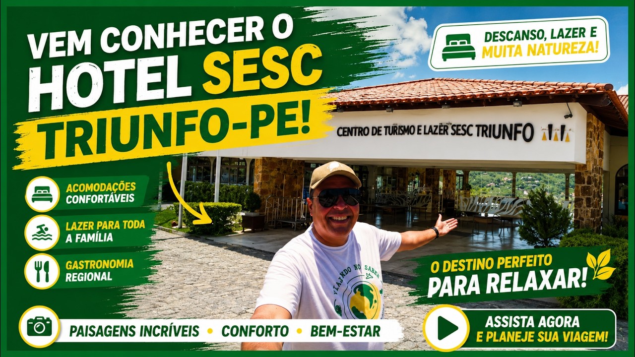 HOTEL SESC TRIUNFO-PE COMO SE HOSPEDAR?