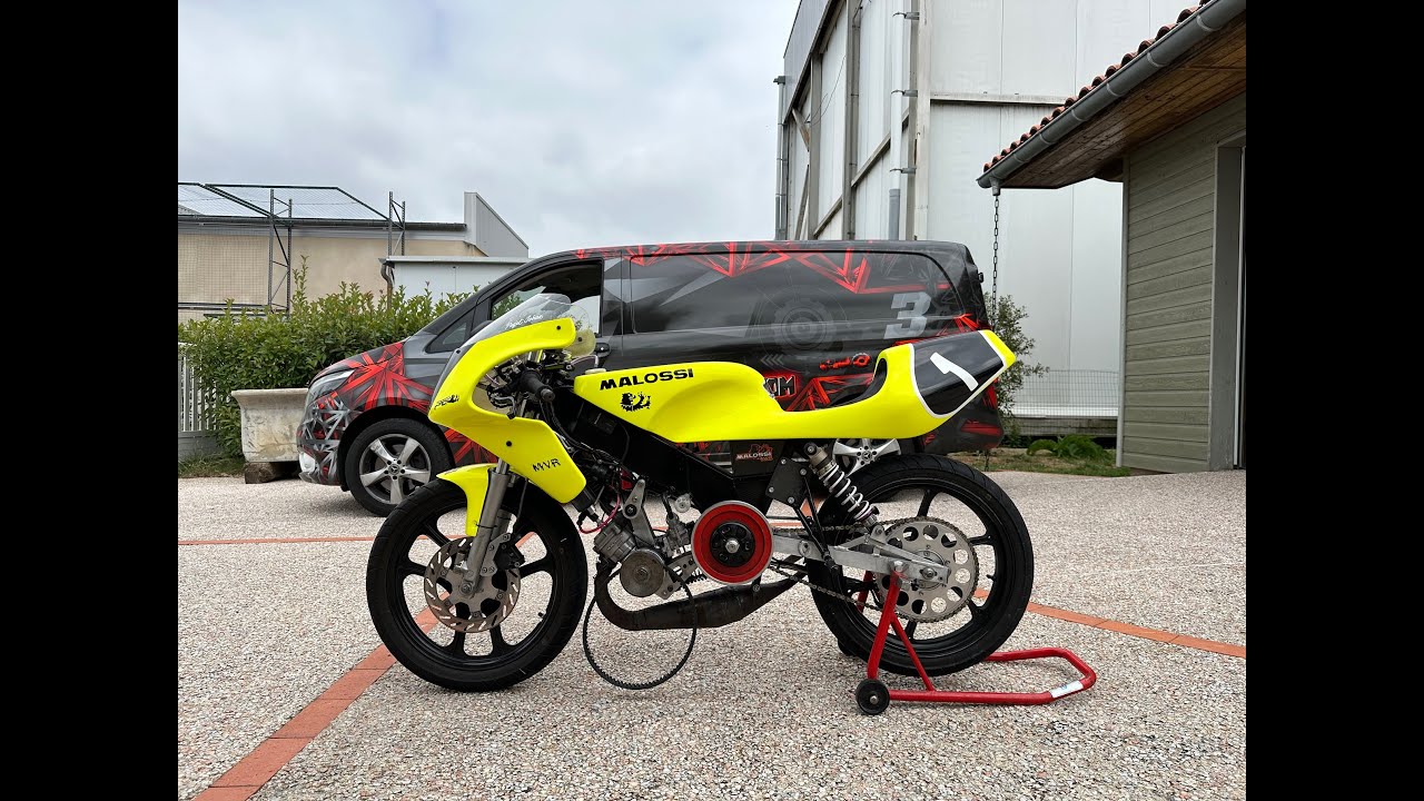 Pr&eacute;sentation de notre MALOSSI MVR Hybride MG2 / Nitro 70 cc - 2 stroke - Proto vario