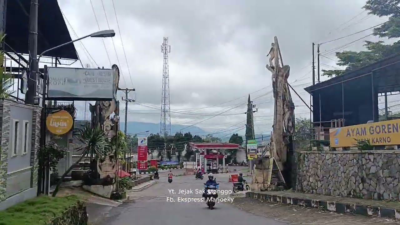 Jalan esktrim turun dari gedongsongo ke bandungan