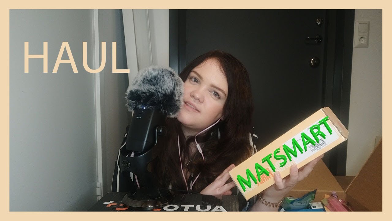 ASMR på Svenska 🇸🇪- MATSMART HAUL  - Ofrivillig Lo-fi video 😅 [SWEDISH ASMR]