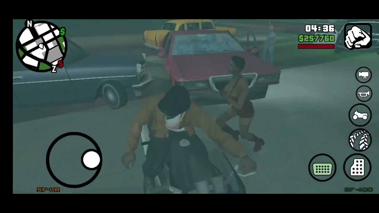 gta sa peds fight