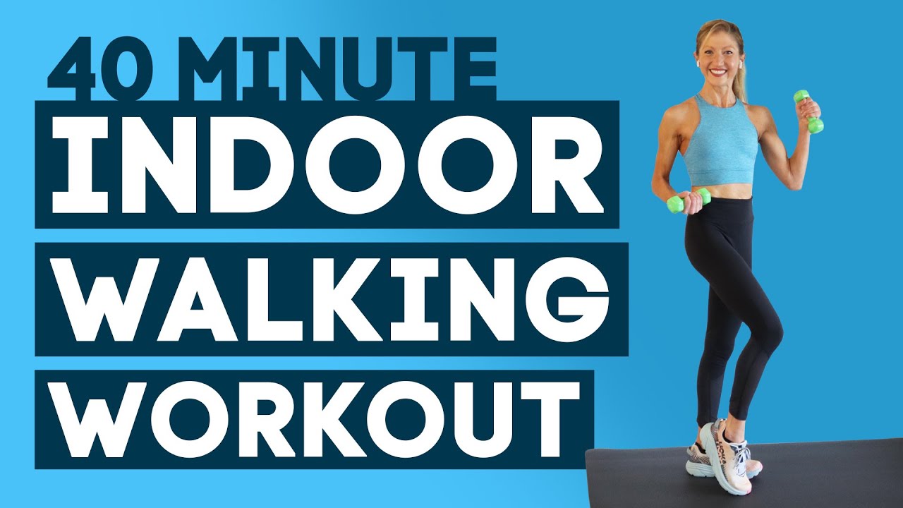 40 Min Indoor Walking Workout For Fat Loss (BOOST YOUR METABOLISM!!)
