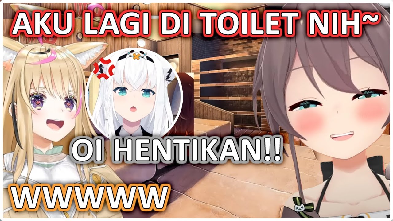 MATSURI Telfon Di Toilet Dan Stream Polka Jadi Tempat Kumpulnya Member Gen-1 | (Hololive Clips)