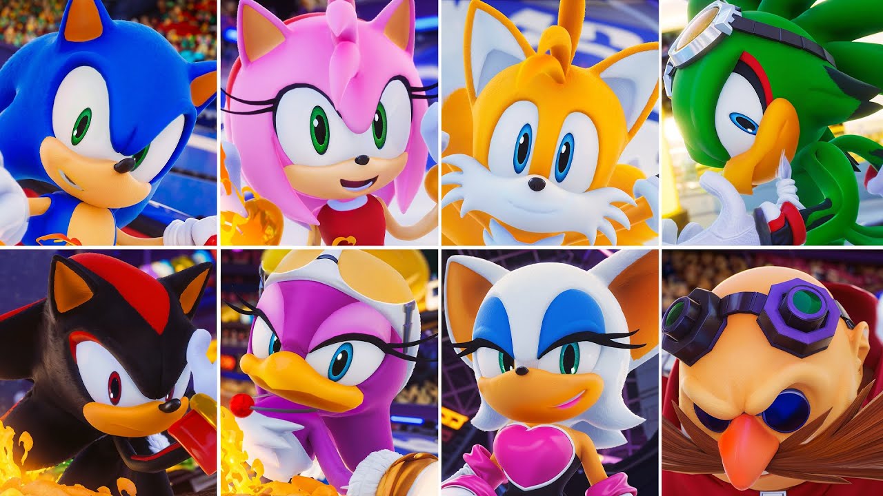 Todas las interacciones en SONIC RACING CROSSWORLDS en Español PC Ultra 4k 60fps