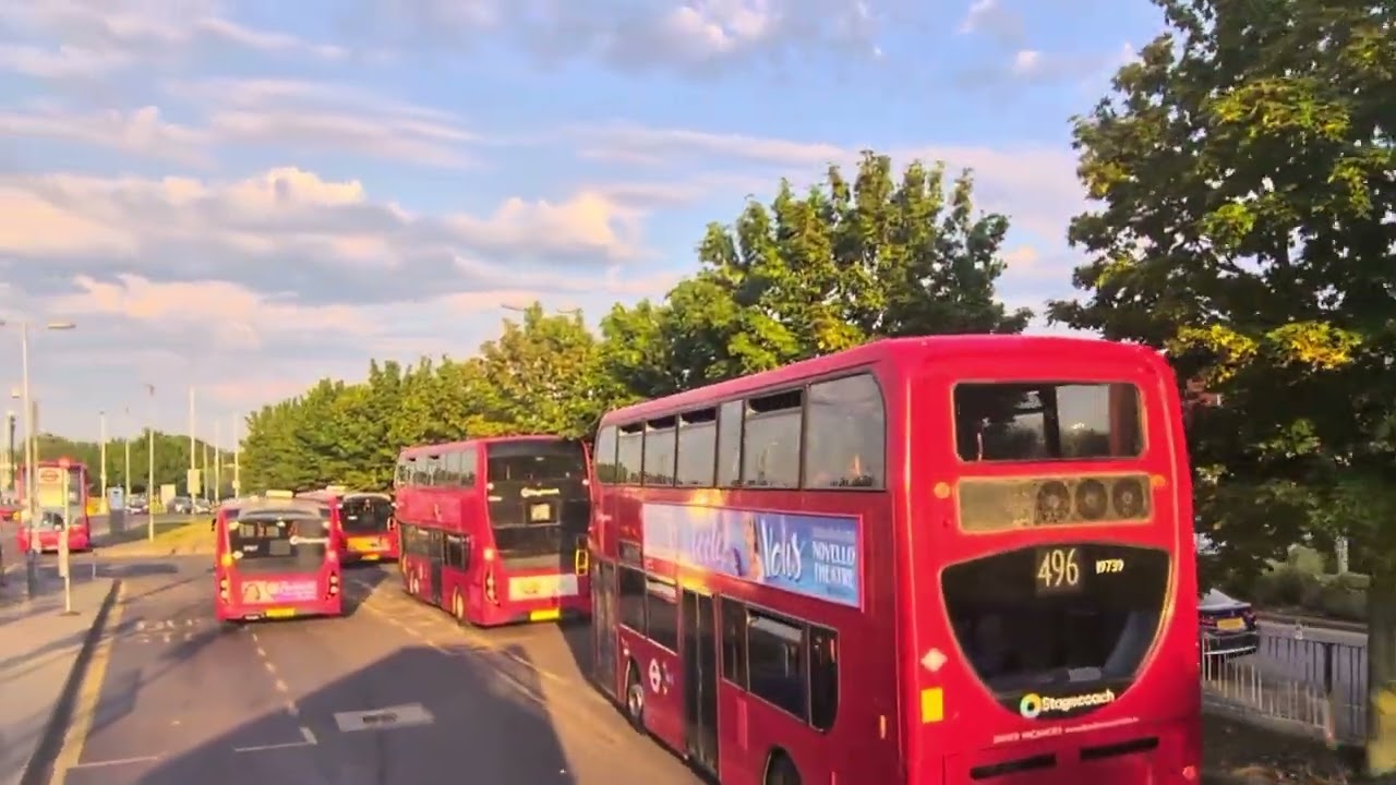 bus 5 from Romford market to Canning Town Station  London UK 🇬🇧