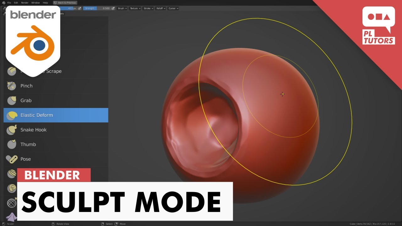 Wstęp do Sculpt Mode - Blender 2.83