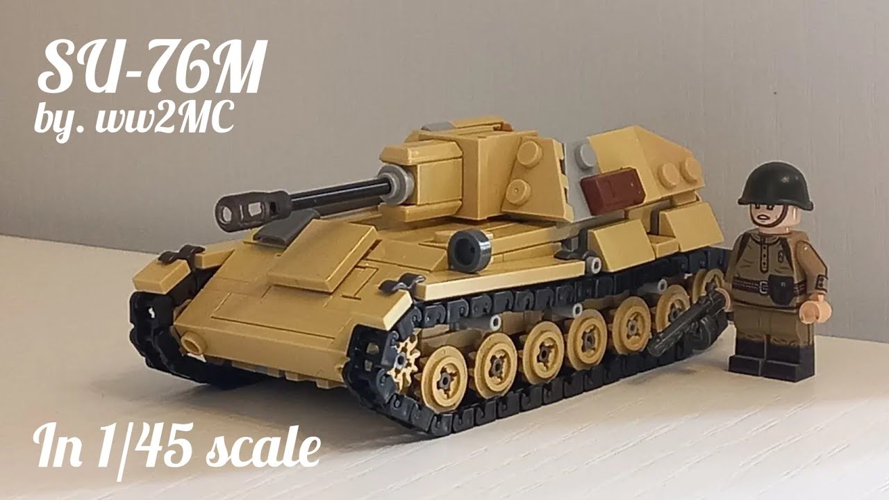 SU-76M Lego In 1/45 scale