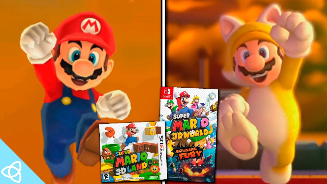 Super Mario 3D Land (3DS) vs. Super Mario 3D World (Switch) | Side by Side