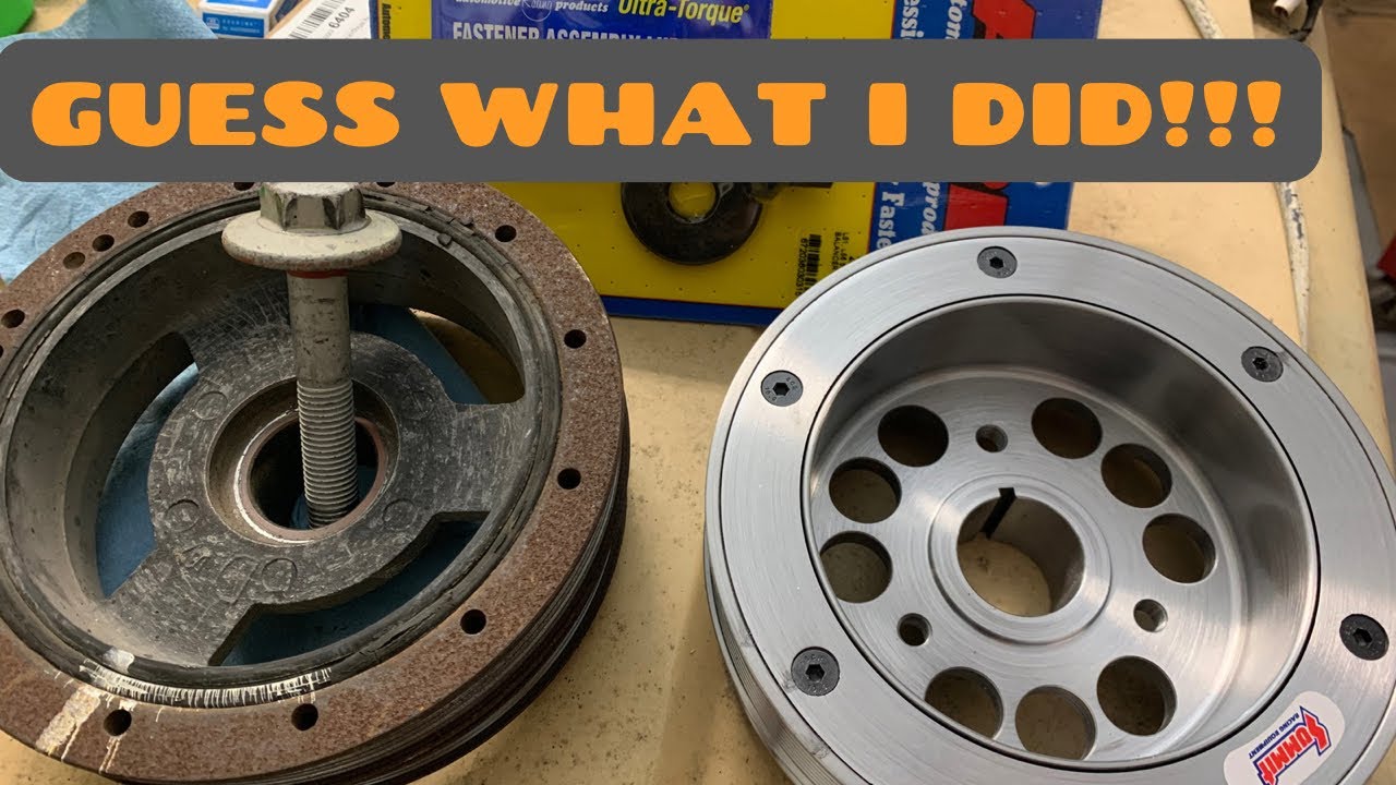 The C5 Corvette gets an upgrade! Harmonic Balancer, Summit Racing 2501.