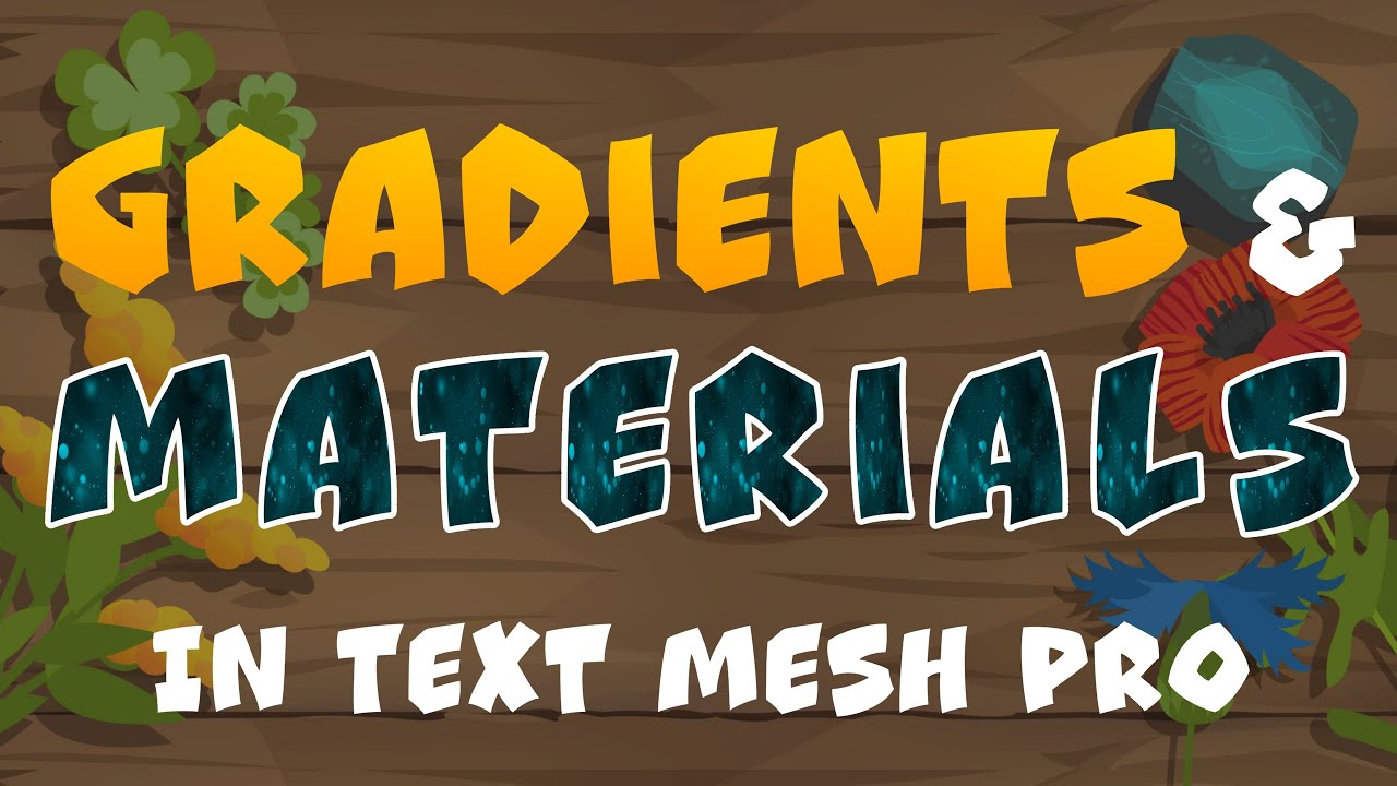 Effects for TextMesh Pro: materials and gradients in Unity 6