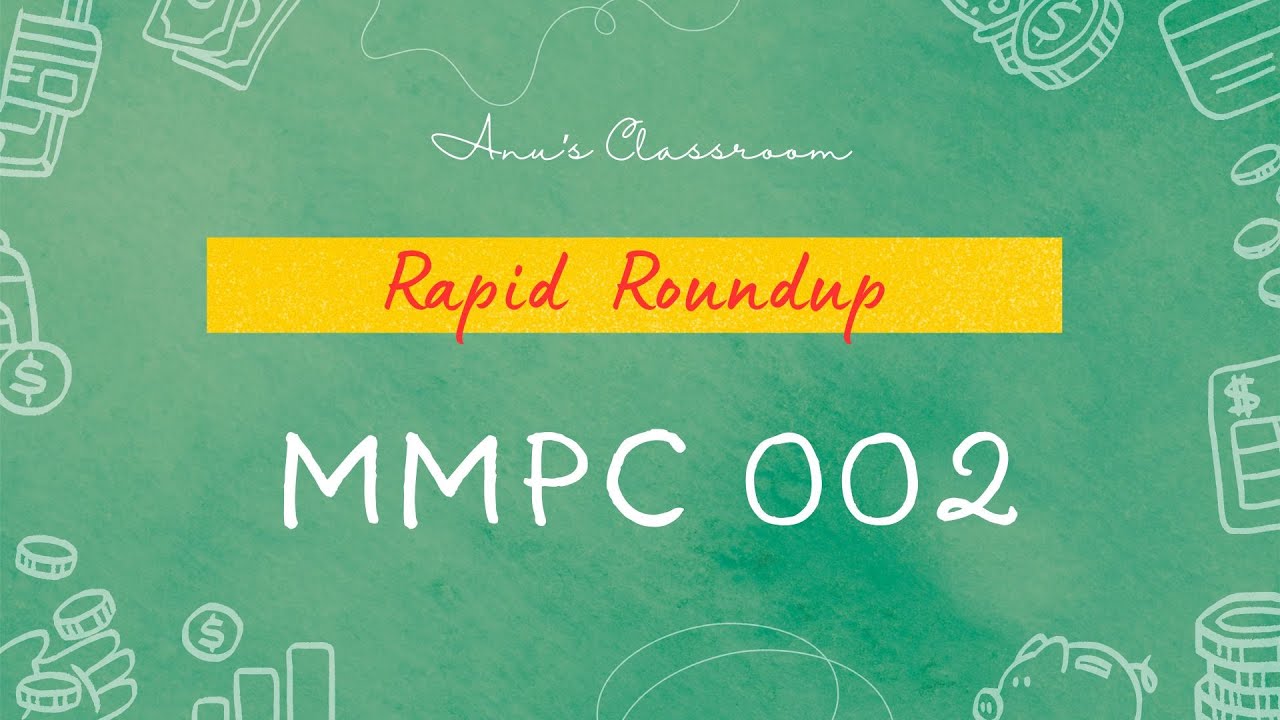 MMPC 002 - Human Resource Management | Rapid Roundup | All Units