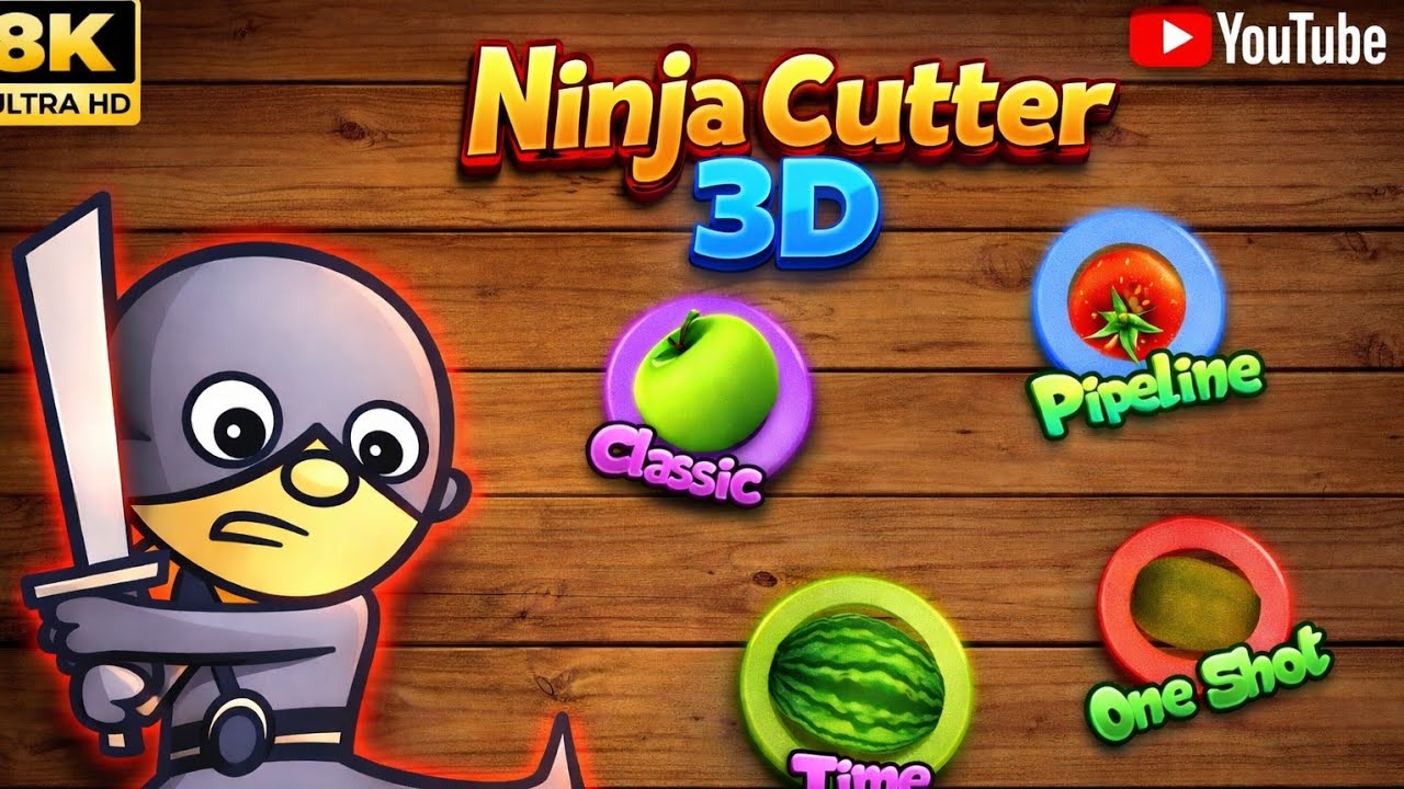 Ninja Cutter 3D Gameplay | Pro Ninja Mode ⚔️ 