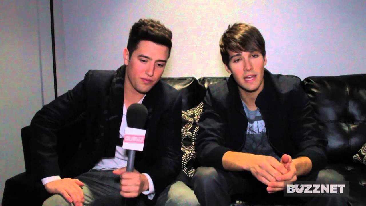 Big Time Rush- James and Logan Buzznet