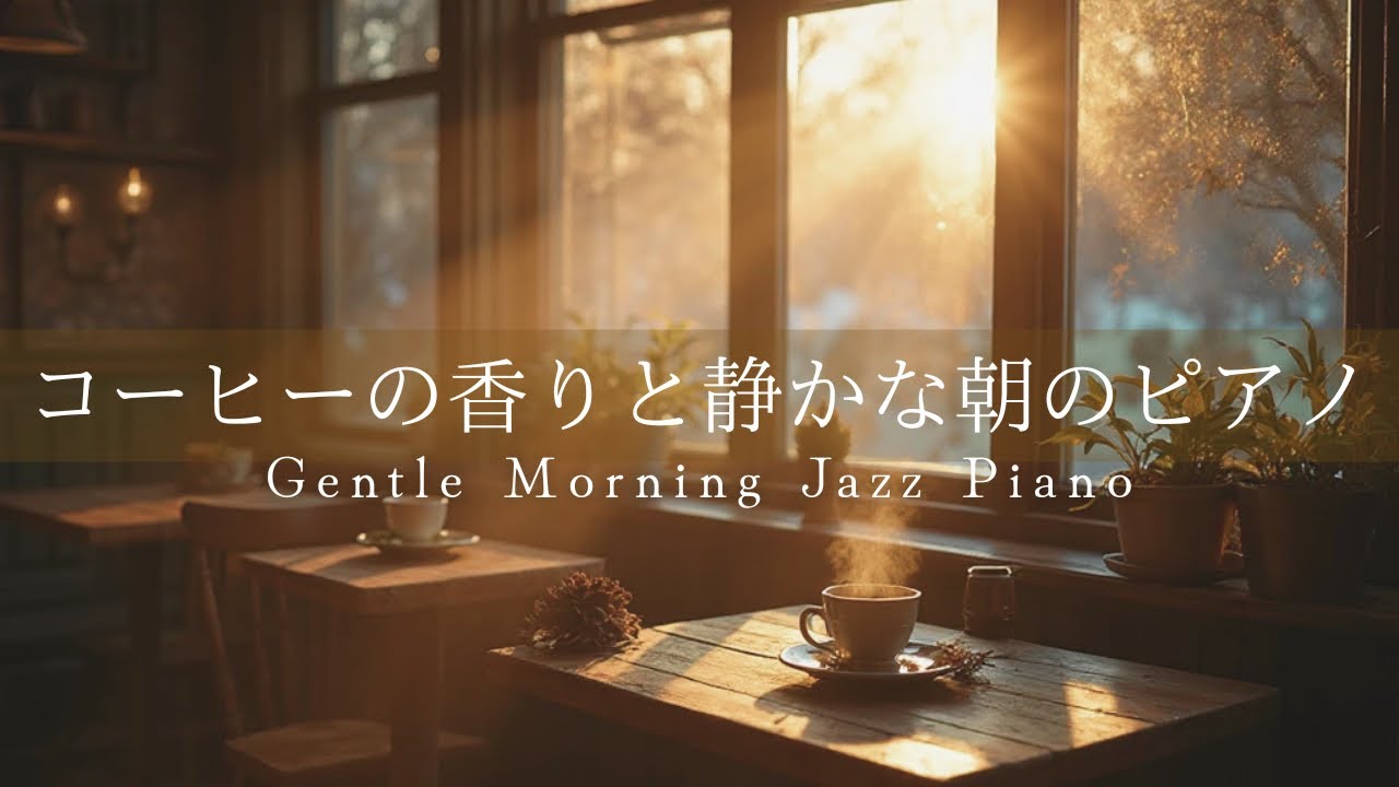 【カフェBGM】コーヒーの香りと、静かな朝のピアノ｜癒しのカフェジャズBGM - Morning Coffee Jazz Piano for Relaxing Café Time