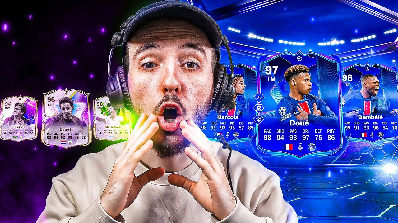 WOW !! JE PACK PLEIN de RTTF du PSG & J'OUVRE des CHOIX ICONES 93+ - FC 25 Ultimate Team