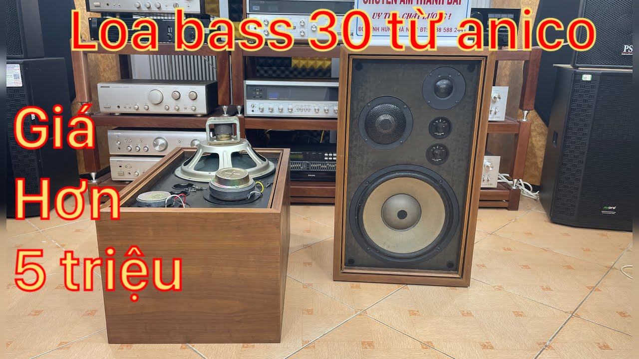 Hơn 5 triệu loa | onkyo E 63 A MK ll , bass 30 củ từ anico, trung đom , tép đom