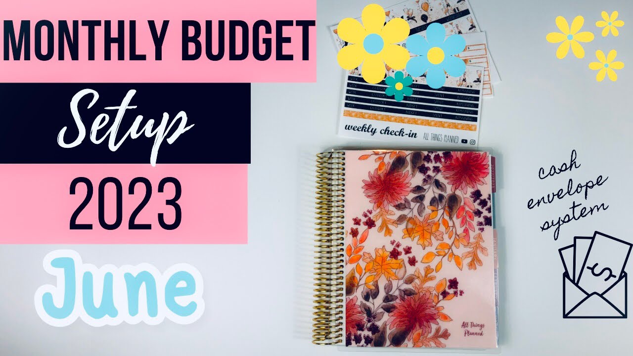 June Monthly Budget Setup | LOW INCOME BUDGET | Variable Income Budget | CASH ENVELOPE SYSTEM
