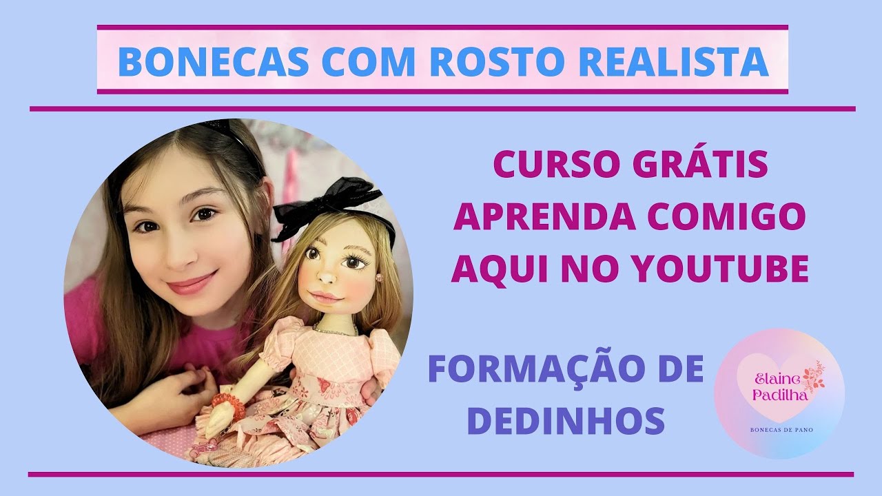 Como fazer DEDINHOS em suas bonecas de pano!