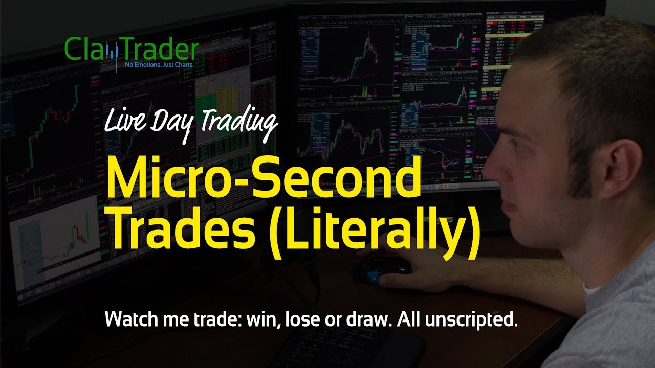 Live Day Trading: Micro-Second Trades (Literally)