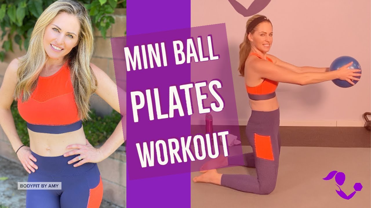 20 Minute Mini Ball Mat Pilates Workout:  At Home Full Body Workout to Strengthen and Tone