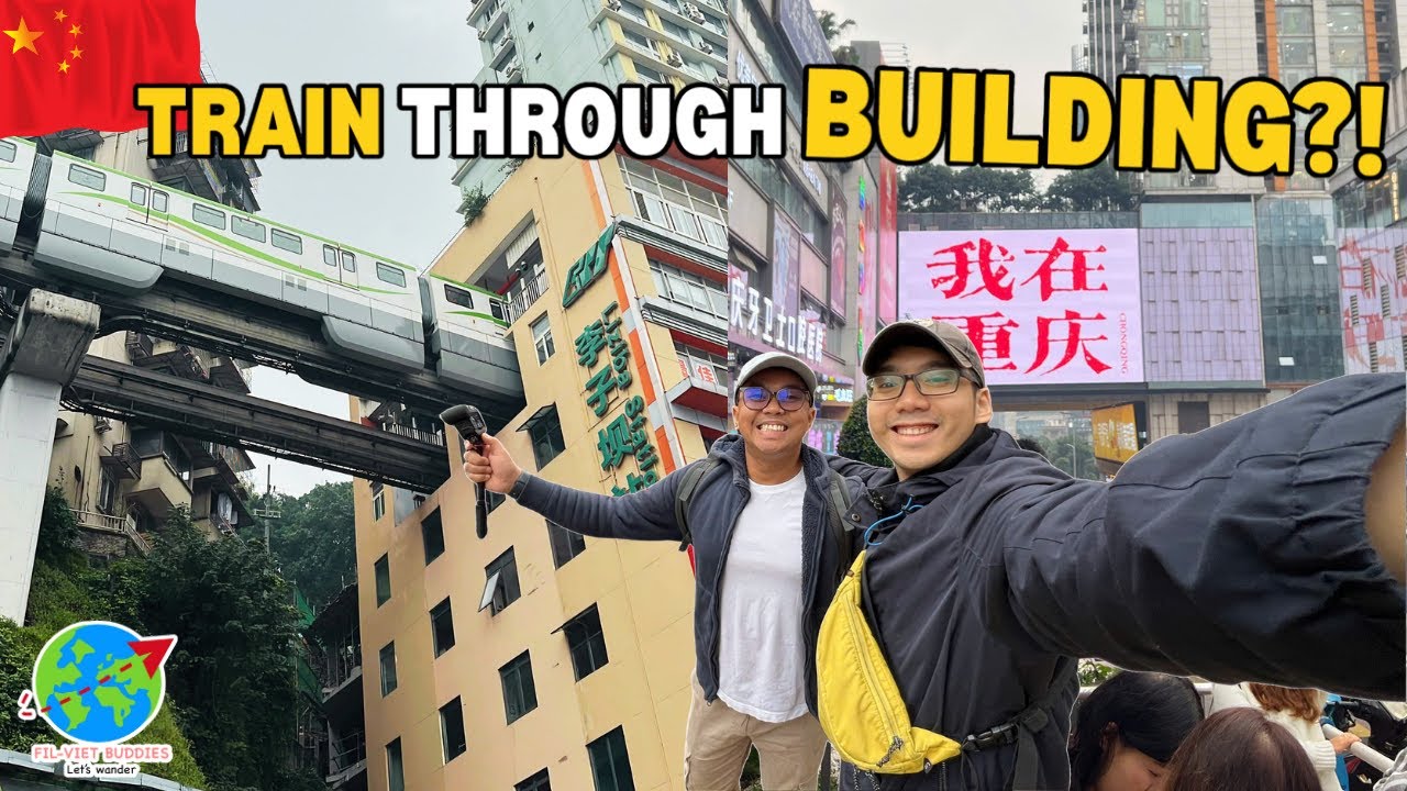 🇨🇳 This is What you can find ONLY in CHONGQING CHINA! #travel #china #skytrain #chongqing