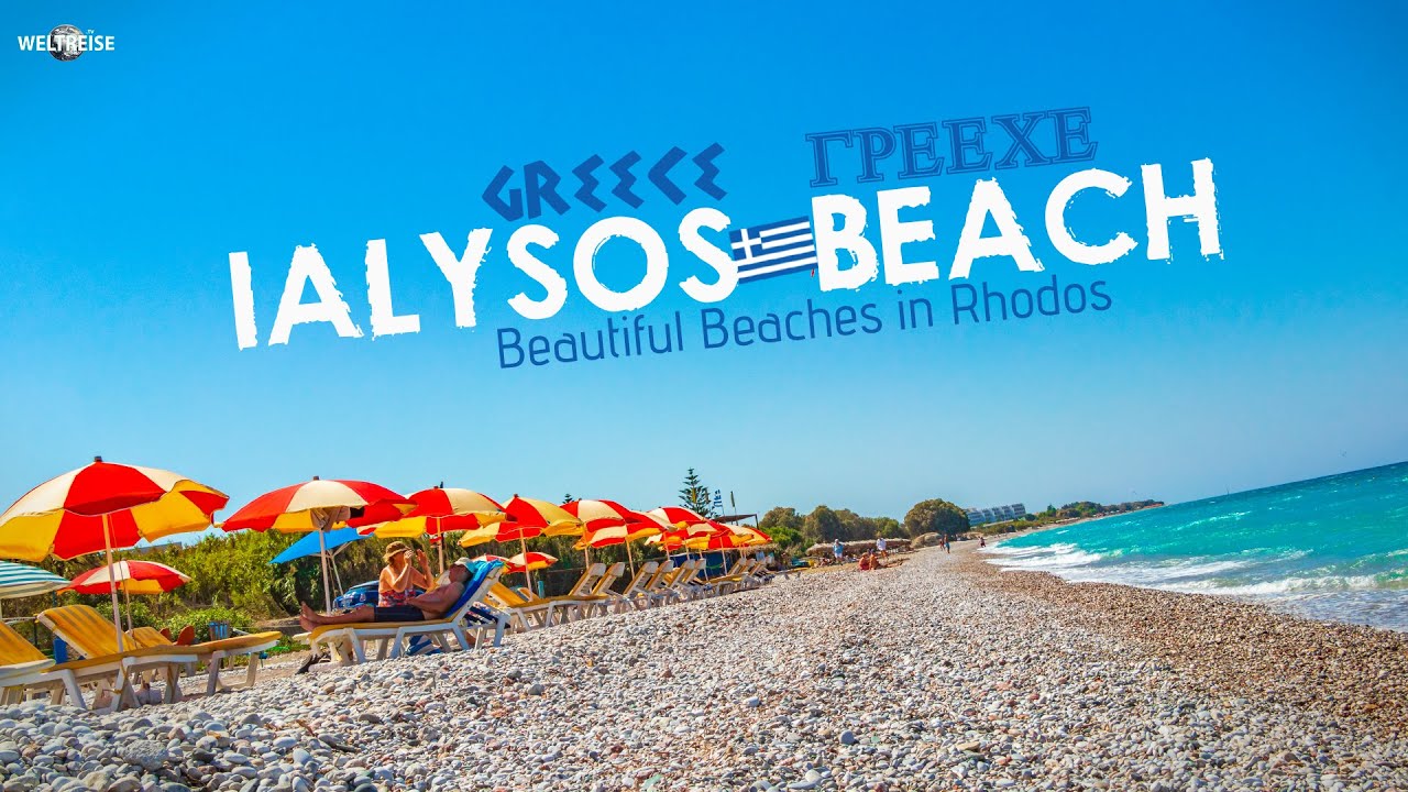 Most beautiful Beaches on RHODES | Ialysos Beach | GREECE | WELTREISE 262