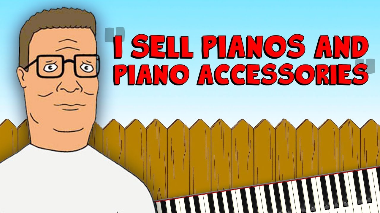 KING OF THE HILL THEME - Piano Tutorial