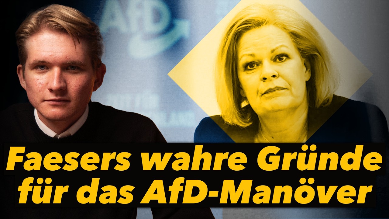 AfD-Einstufung: Faesers wahrer Plan +++ Blackout-Gefahr in Europa +++ Klingbeils neue Macht