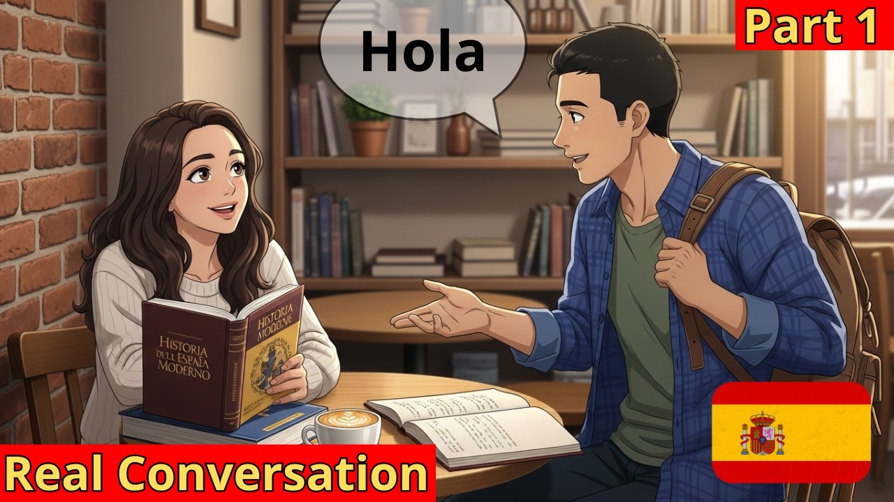 10 Short Spanish Conversations: Introducing Yourself (Part 1) | Spanish for Beginners | A2-B1